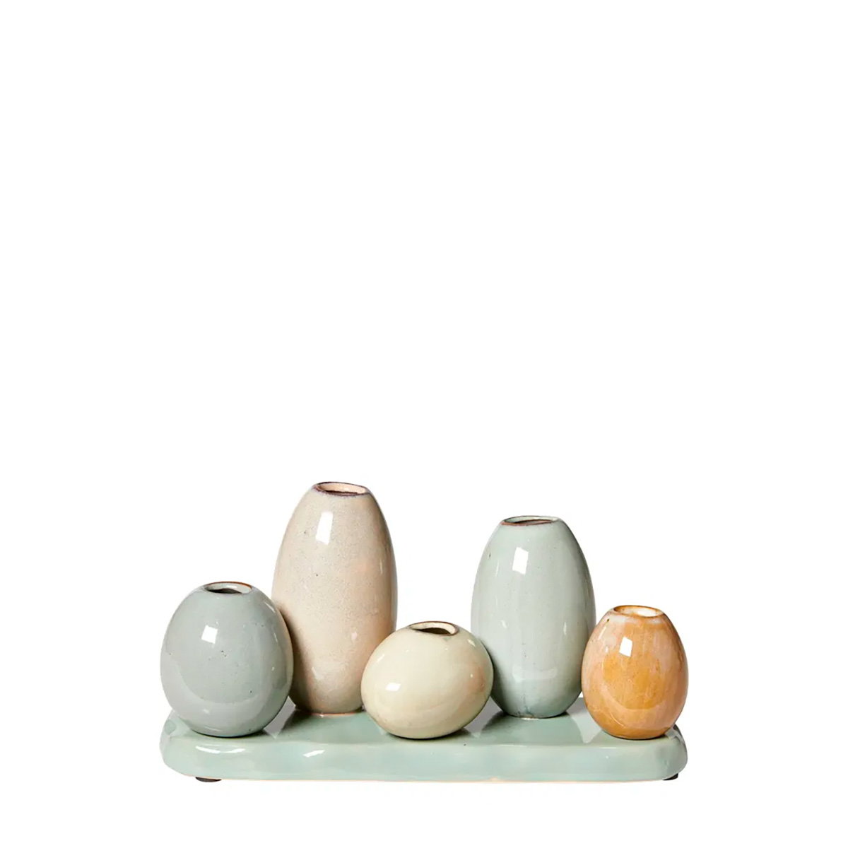 Æggevase – 5 æg B: 6 cm H: 9,6 L: 19 cm