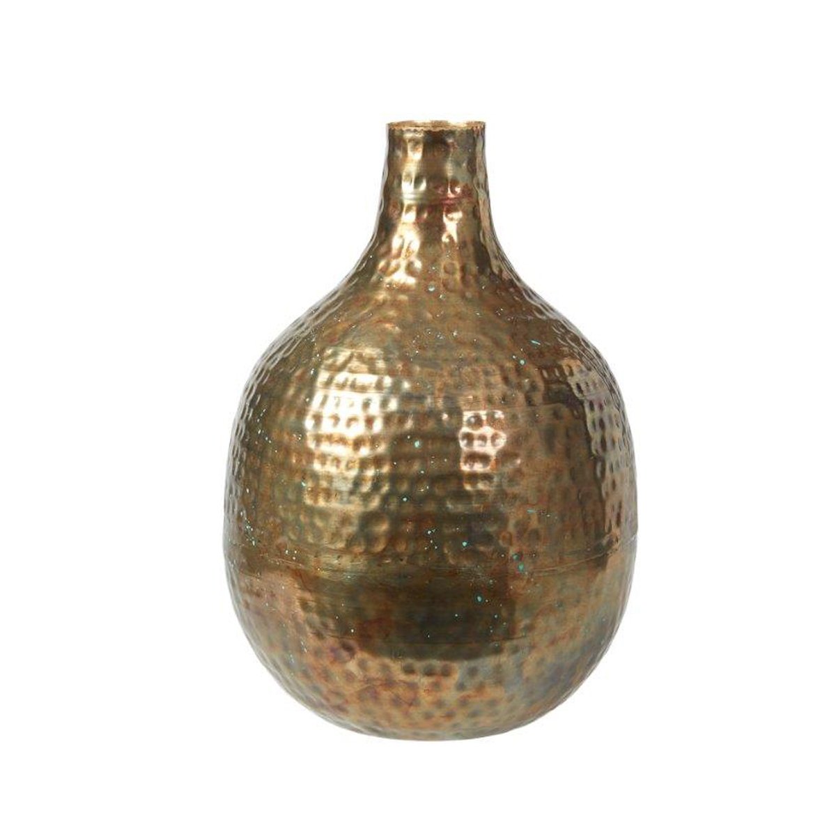 Stor vase med kobberlook H: 30 cm