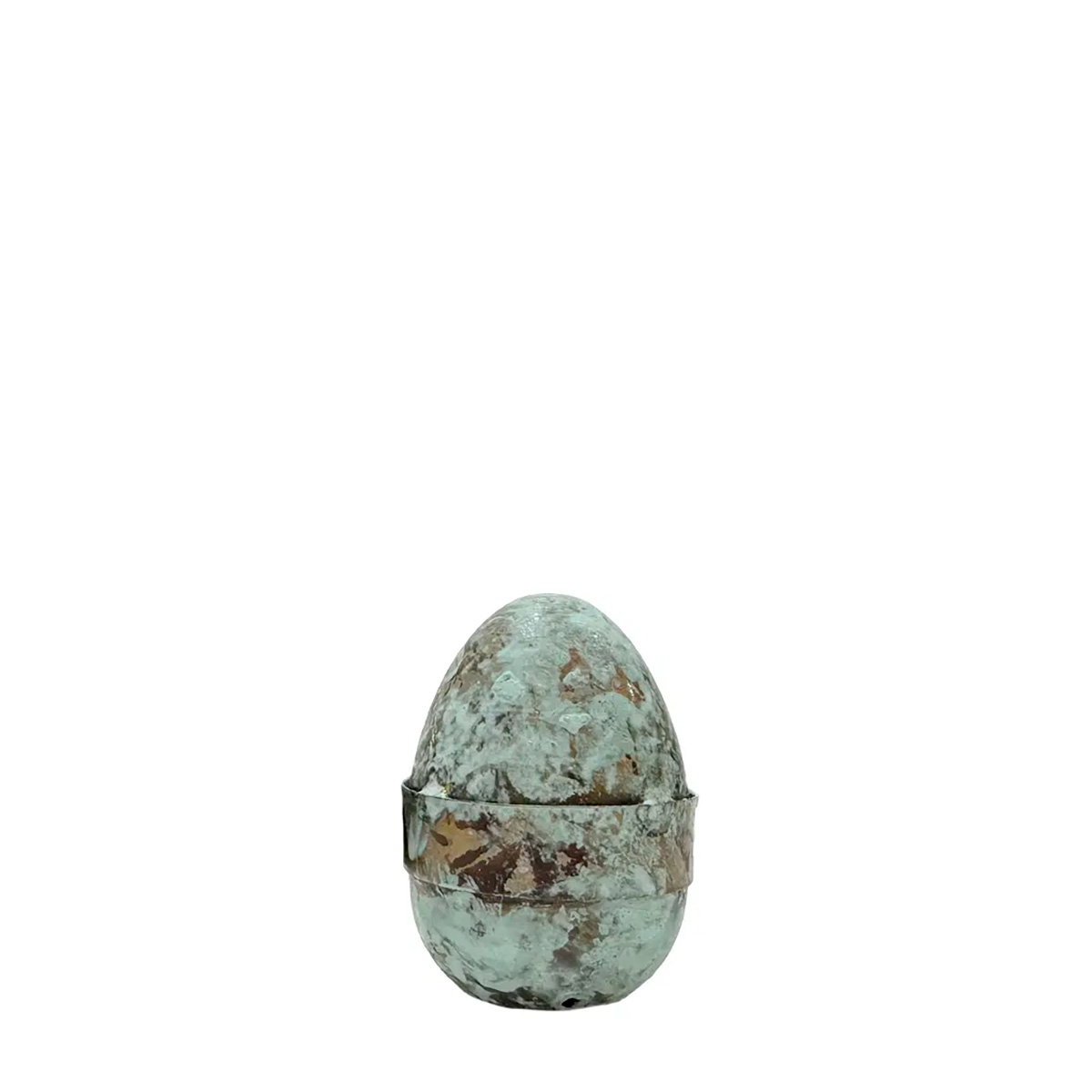 Metalæg med irret look Ø: 5 cm H: 11 cm