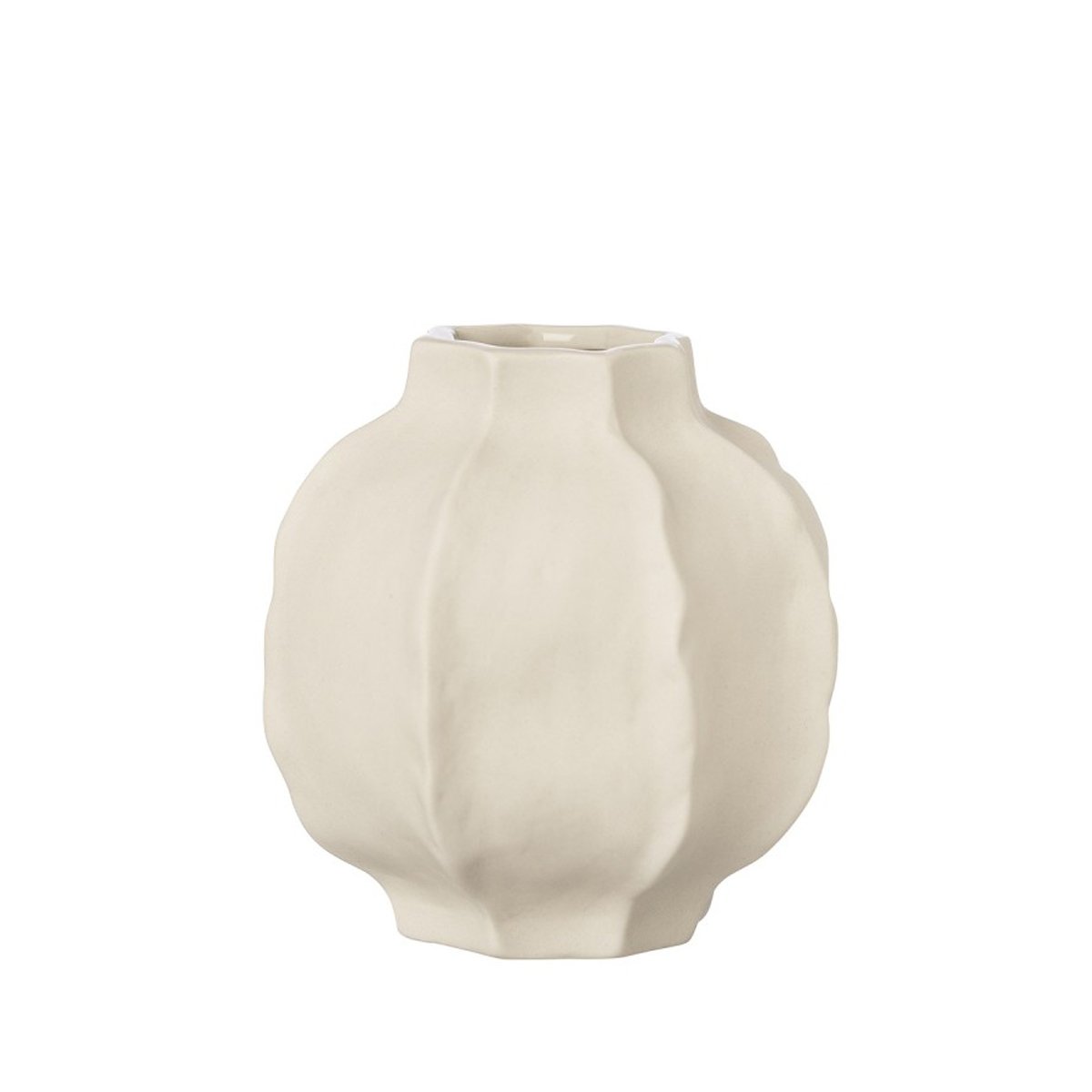 Lille kløftet vase  H: 10 cm