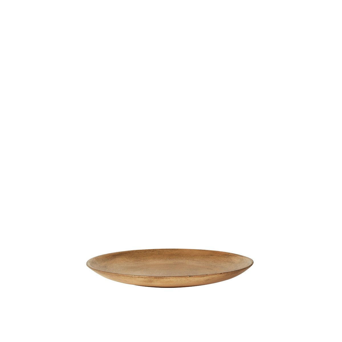 Guld-trætallerken Ø: 29 cm