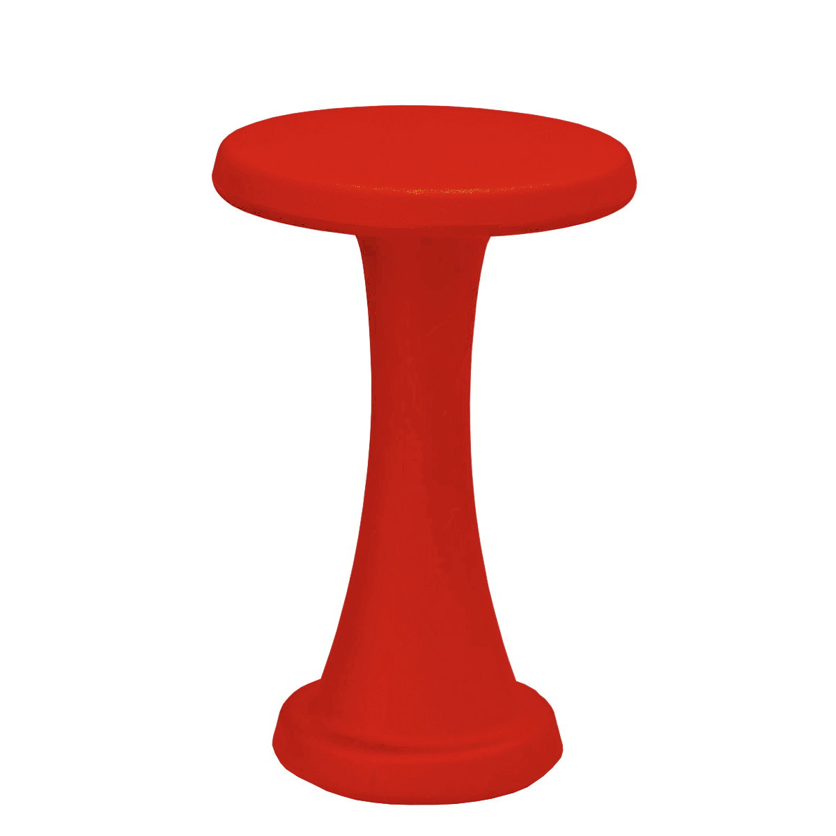 Rød ergonomisk skammel, 40 cm høj | Claus Dalby