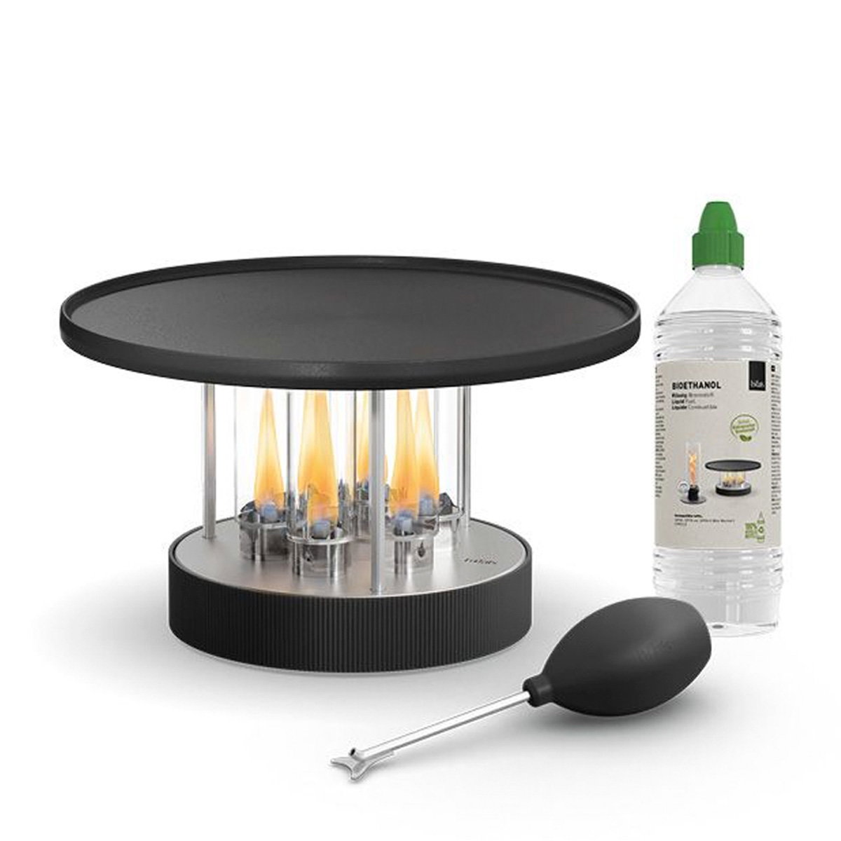 Bordgrill til biothanol Ø: 35 cm H: 20 cm