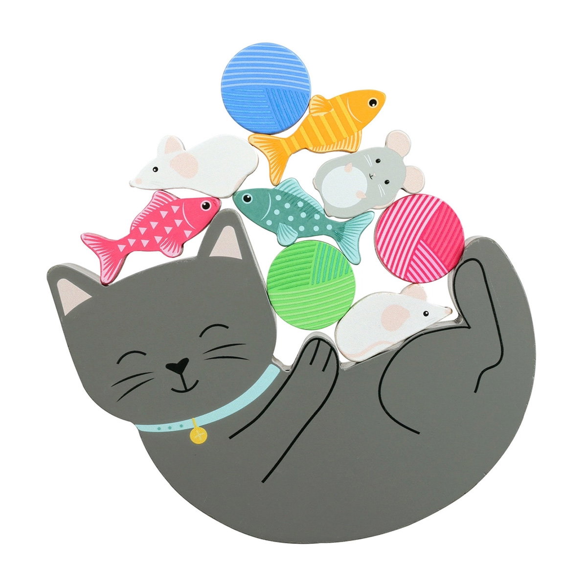 Kitty Balancing Game W: 27 cm H: 18 cm D: 6cm From 18 months