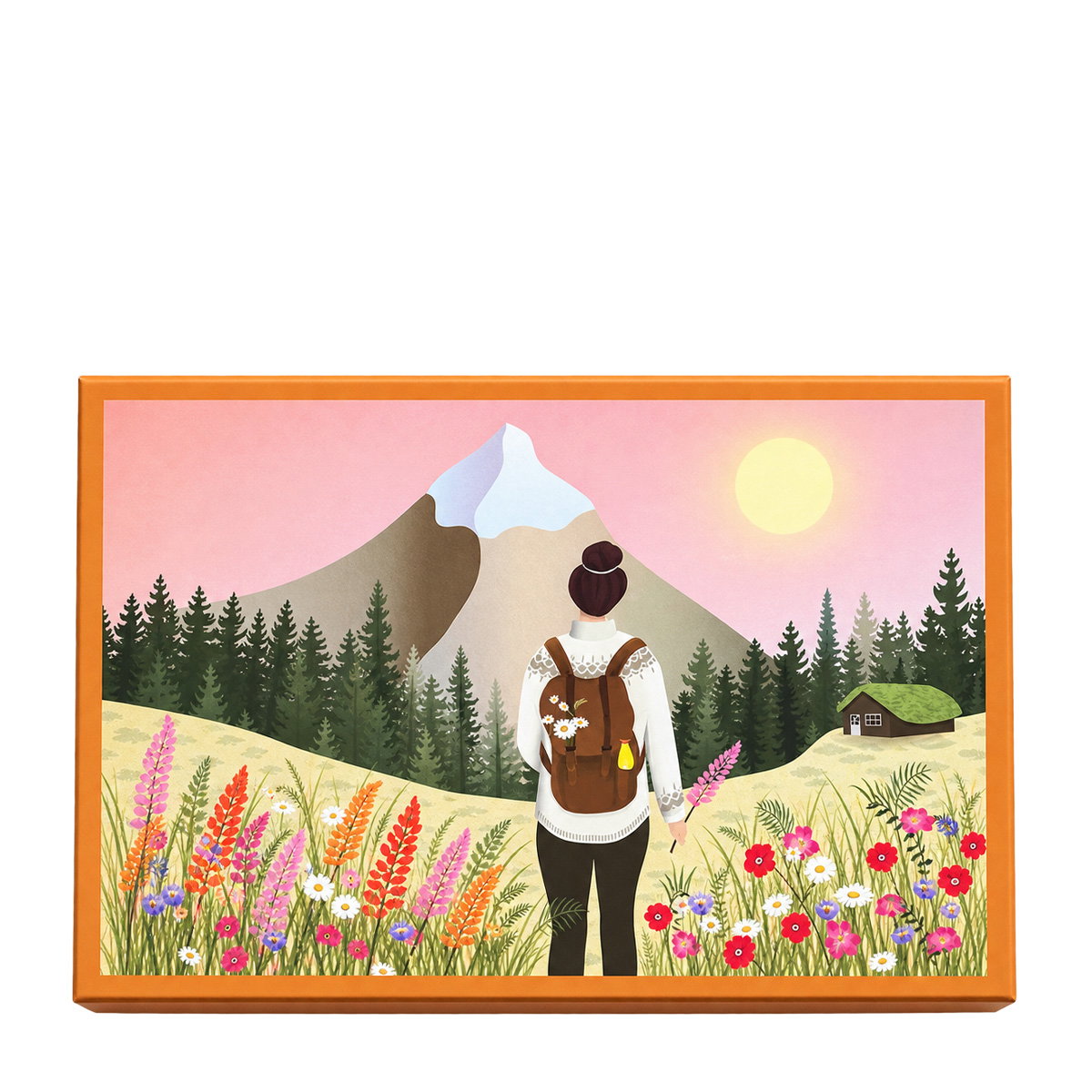Vilde blomster, puslespil med 300 brikker 37 x 27 cm