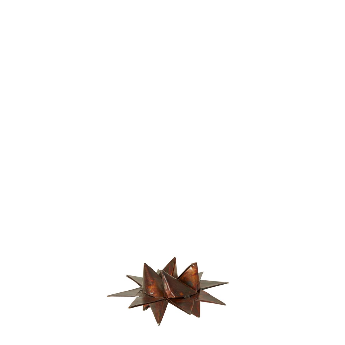 Mellemstor kobber-fröbelstjerne B: 10 cm